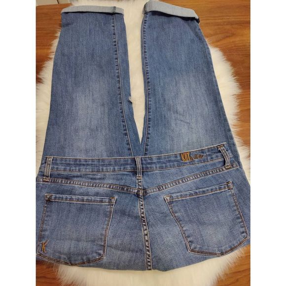 Kut From the Kloth Medium Blue Carrie Boyfriend Jeans Women's Size 14 - Picture 3 of 5
